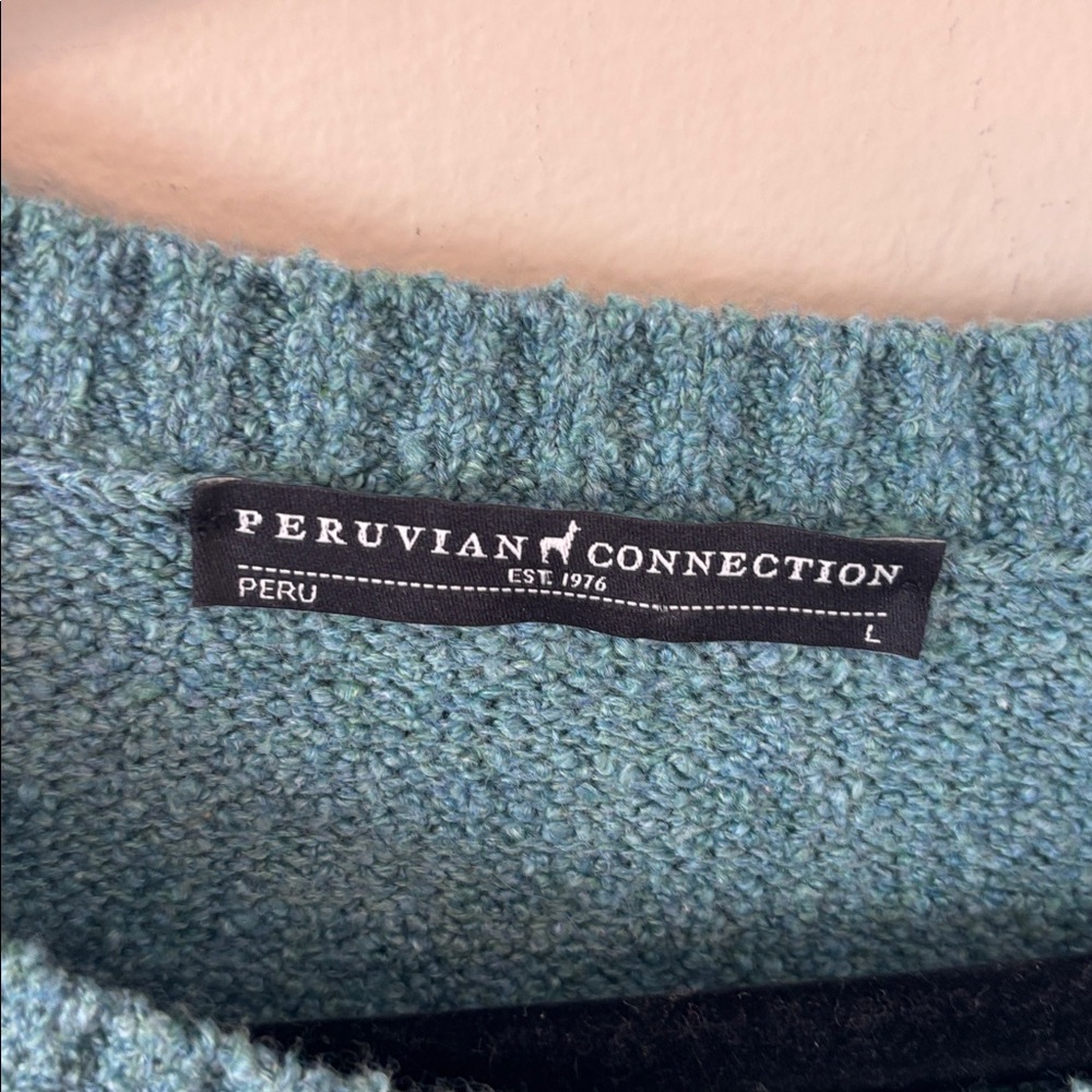 Peruvian Connection Pima Cotton Blend Pull Over S… - image 2